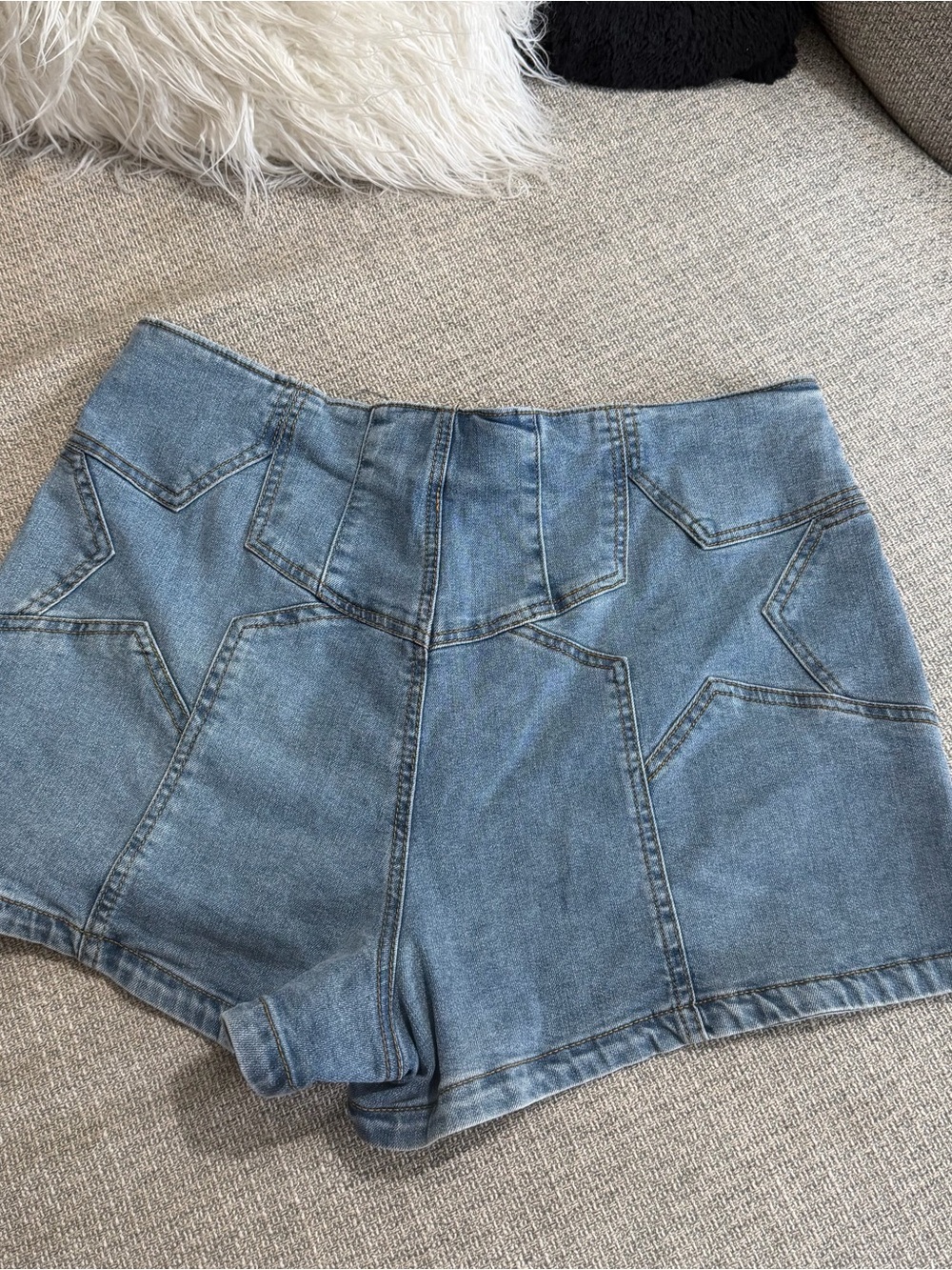 Star Jean Shorts
